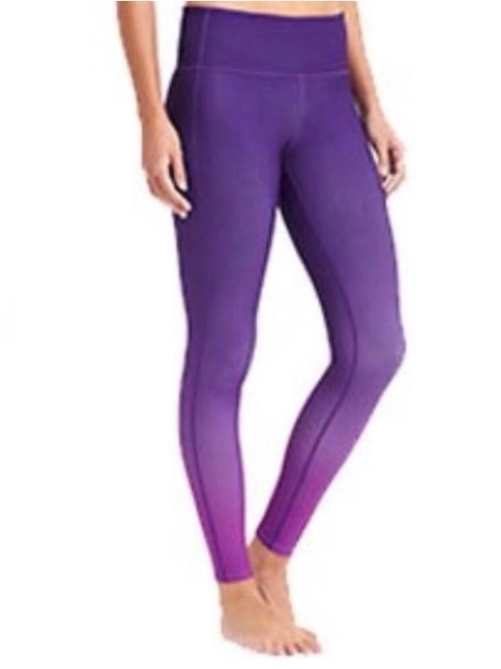 Athleta Chaturanga purple ombre leggings Size XS